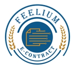 Feelium E Contract / Digital Agreement Services in logo